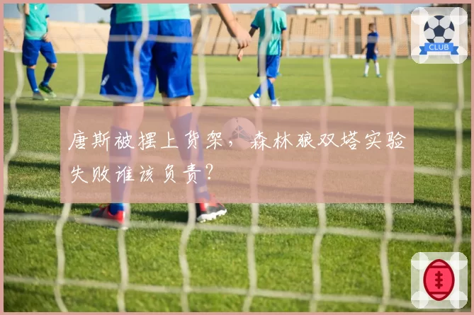 唐斯被摆上货架，森林狼双塔实验失败谁该负责？